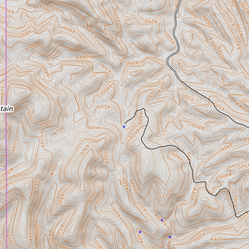OpenTopoMap map of Anderson Spring, AZ