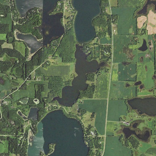 Aerial imagery of Echo Lake, MN