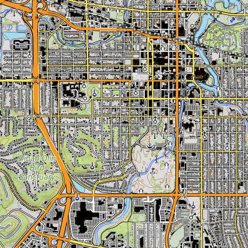 OpenTopoMap map of Edison School, MN