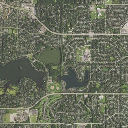 Aerial imagery of Keller Park, MN