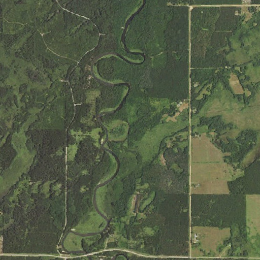 Aerial imagery of Kossila Oxbow, MN