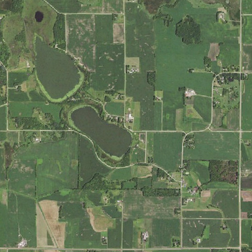 Aerial imagery of Lake Ida School, MN