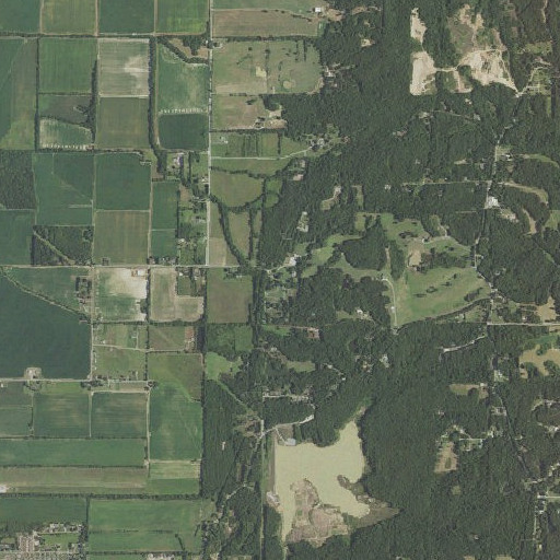 Aerial imagery of Trinity School (historical), AR