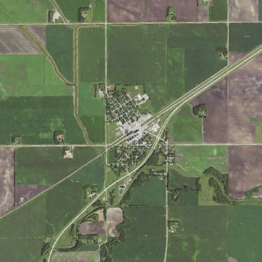 Aerial imagery of Maynard, MN