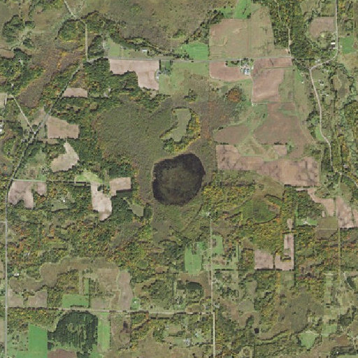 Aerial imagery of Mud Lake, MN