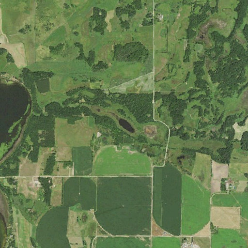 Aerial imagery of Mud Lake, MN