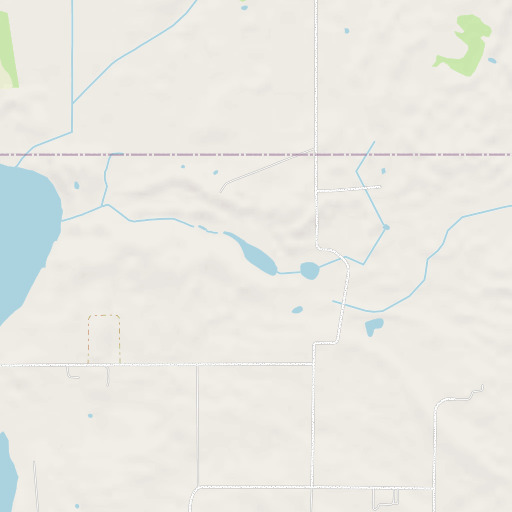 OpenStreetMap map of Mud Lake, MN