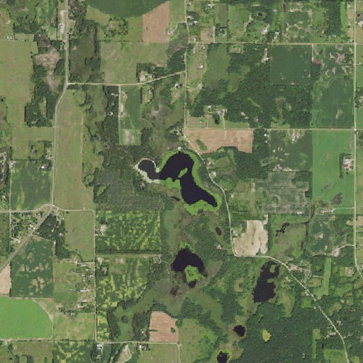 Aerial imagery of Nixon Lake, MN