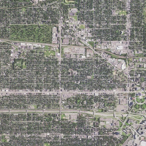 Aerial imagery of Saint Agnes School, MN
