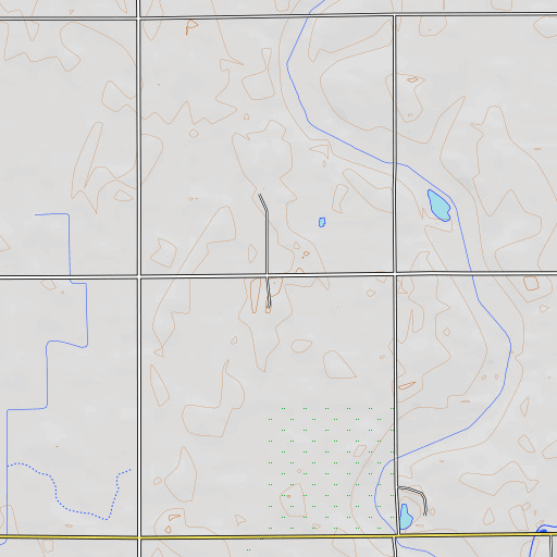 OpenTopoMap map of School Number 73, MN