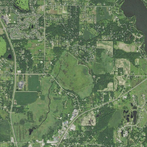 Aerial imagery of Shallow Pond, MN