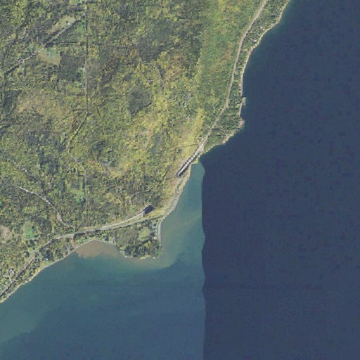 Aerial imagery of Silver Cliff, MN