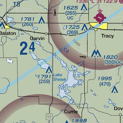 FAA VFR chart of The Inlet, MN