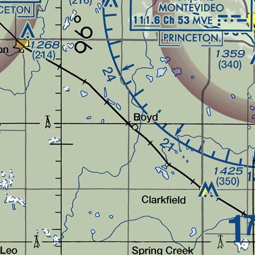 FAA VFR chart of Trinity Cemetery, MN