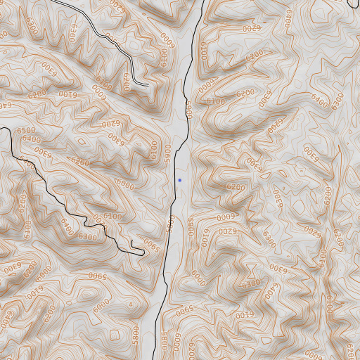 OpenTopoMap map of Jumpoff Spring, AZ