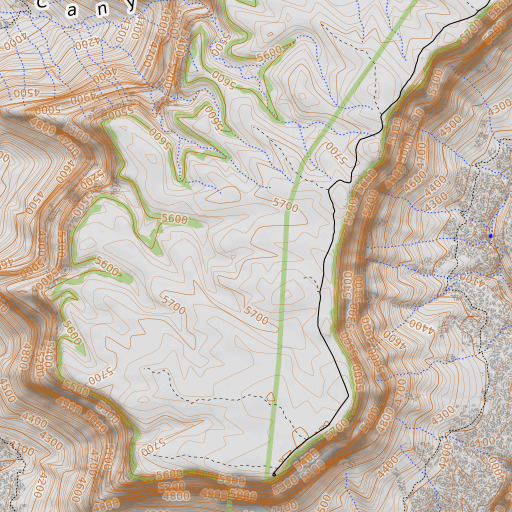 OpenTopoMap map of Jumpup Point, AZ