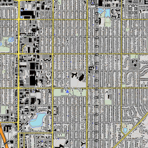 OpenTopoMap map of Valley View Elementary School, MN