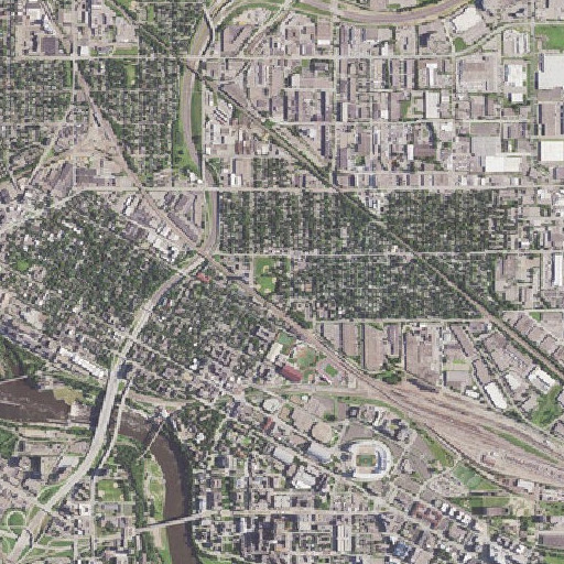 Aerial imagery of Van Cleve Park, MN