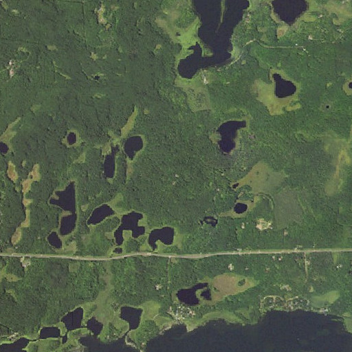 Aerial imagery of Warren Hill, MN