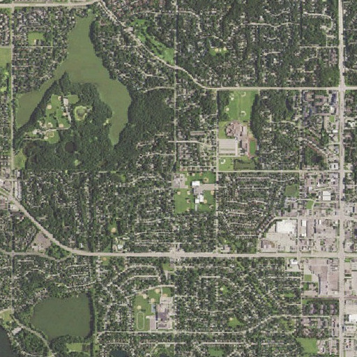 Aerial imagery of Westview Elementary School, MN