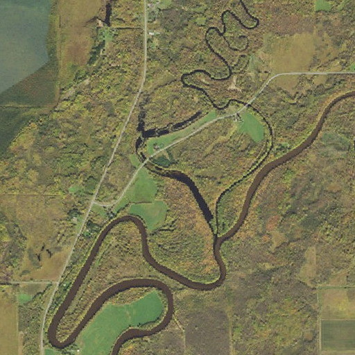 Aerial imagery of White Elk Logan, MN