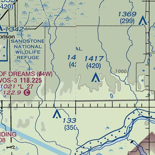 FAA VFR chart of Zimbrick Brook, MN