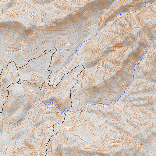 OpenTopoMap map of Juniper Spring, AZ