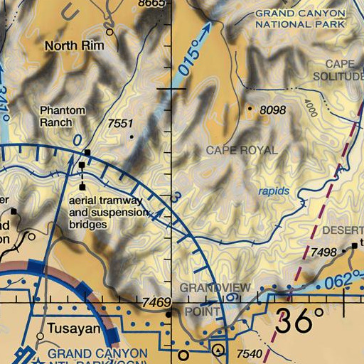 FAA VFR chart of Angels Gate, AZ