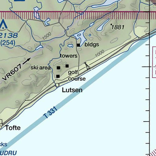 FAA VFR chart of Alfred Creek, MN