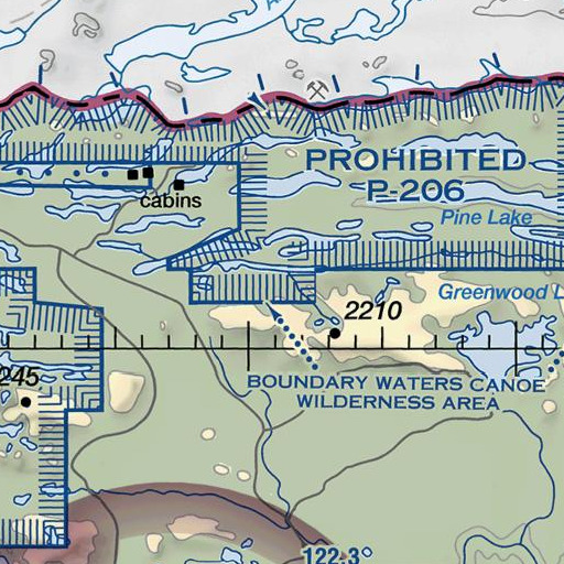 FAA VFR chart of Ditty Lake, MN