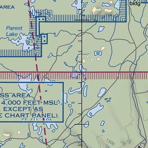 FAA VFR chart of Frear Lake, MN