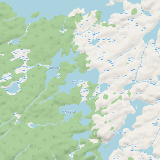 OpenStreetMap map of Jay Lake, MN