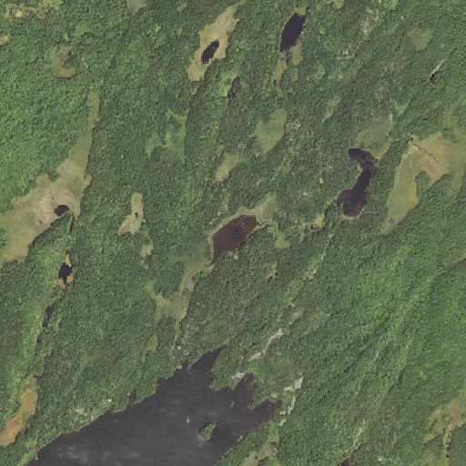 Aerial imagery of Magic Lake, MN