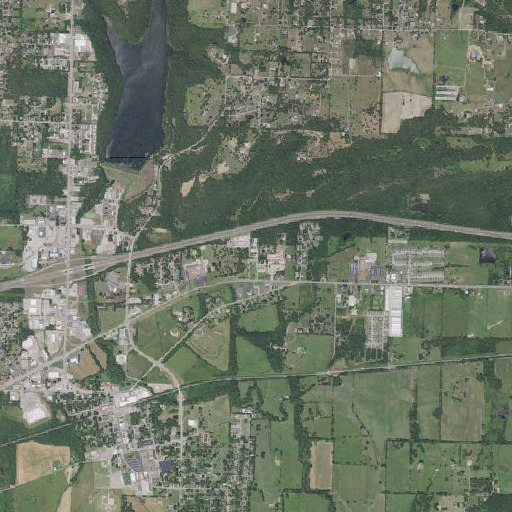 Aerial imagery of Stepping Stone School, AR