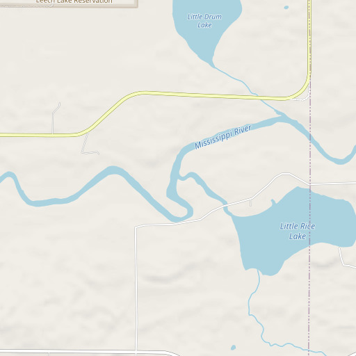 OpenStreetMap map of Rice Creek, MN