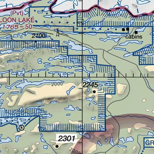 FAA VFR chart of Snack Lake, MN