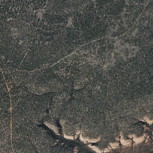 Aerial imagery of Kailcheebito Spring, AZ