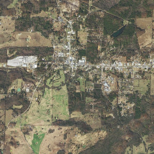 Aerial imagery of Powell Spring, AR