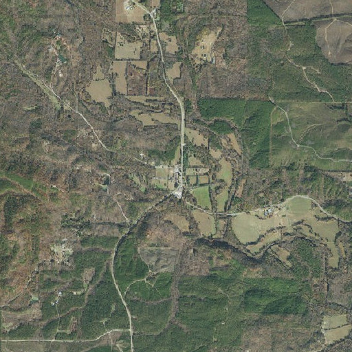 Aerial imagery of Paron Elementary School, AR