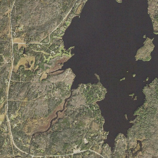 Aerial imagery of Bear Island River, MN