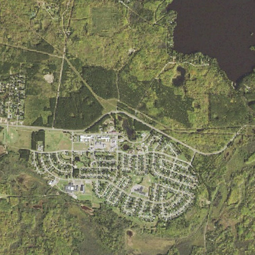 Aerial imagery of Beaver Pond, MN
