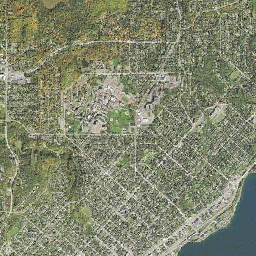 Aerial imagery of Chester Park School, MN