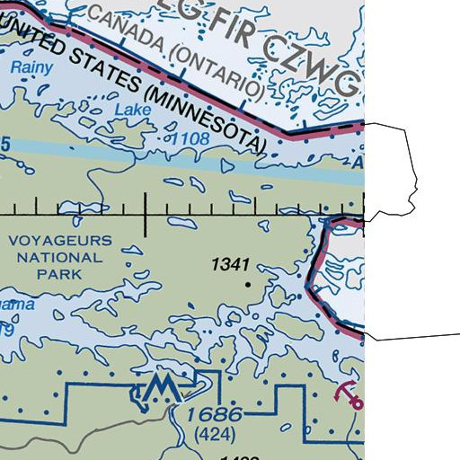 FAA VFR chart of Mud Lake, MN