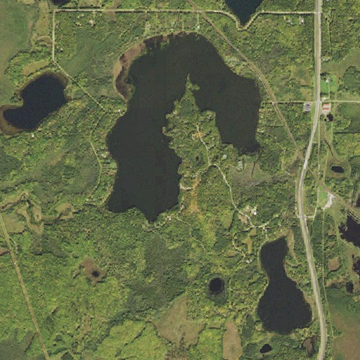 Aerial imagery of Murphy Lake, MN