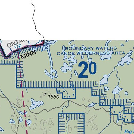 FAA VFR chart of Shell Lake, MN