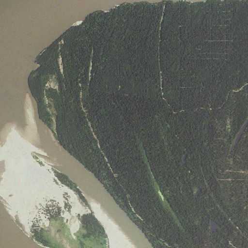 Aerial imagery of Catfish Point, MS