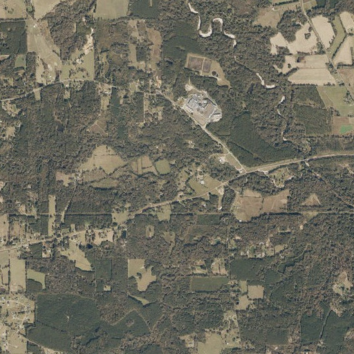 Aerial imagery of Jones School, MS