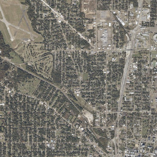 Aerial imagery of Jones School, MS