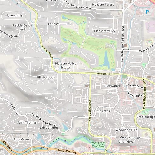 OpenStreetMap map of Pulaski Academy, AR