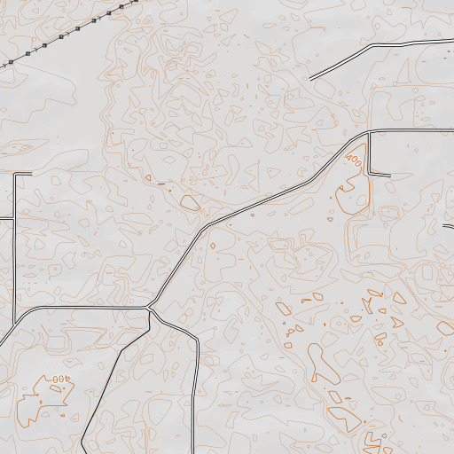 OpenTopoMap map of Rollison Creek, MS
